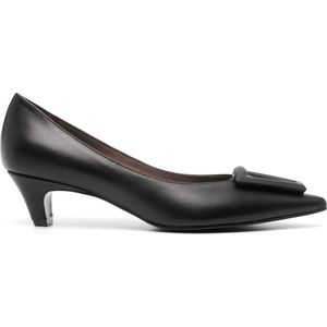 Roberto Festa, Schoenen, Dames, Zwart, 38 EU, Leer, Zwarte leren pumps
