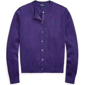 Polo Ralph Lauren, Truien, Dames, Paars, S, Stijlvolle Vesta voor een trendy look