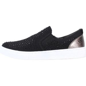 Lumberjack, Schoenen, Dames, Zwart, 38 EU, Trendy Slip-On Damessneakers