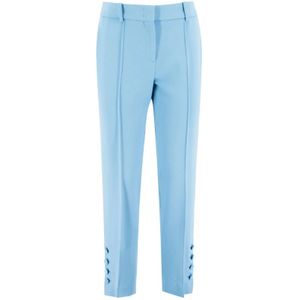 Ermanno Scervino, Broeken, Dames, Blauw, M, Slim-fit broek