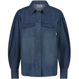 Fabienne Chapot, Blouses & Shirts, Dames, Blauw, S, Denim, Fabienne Blouse