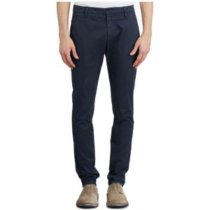 Dondup, Broeken, Heren, Blauw, W29, Katoen, Cotton Gaubert Model Broek