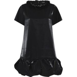 Bruuns Bazaar, Kleedjes, Dames, Zwart, XL, Elegante Zwarte Jurk Encalyptabbbala Stijl