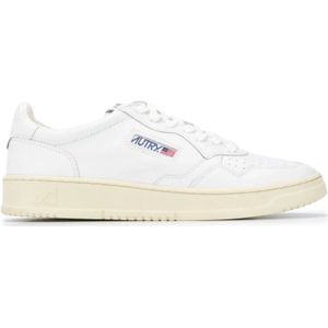 Autry, Schoenen, Heren, Wit, 40 EU, Lage Top Witte Sneakers