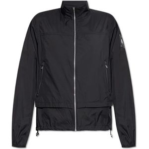 Moose Knuckles, Jassen, Dames, Zwart, L, Nylon, Jas met opstaande kraag