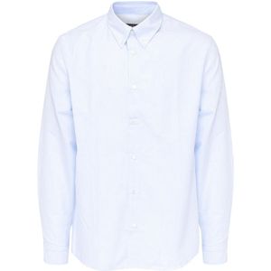 A.p.c., Overhemden, Heren, Blauw, M, Katoen, Chemise Greg Shirt