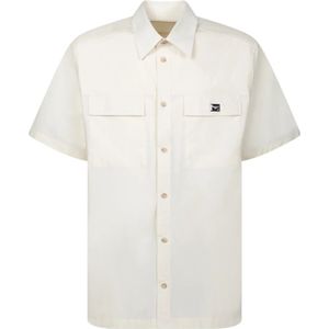 Dolce & Gabbana, Overhemden, Heren, Wit, L, Katoen, Wit T-shirt met zakken