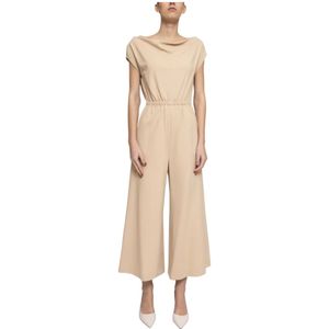 Liviana Conti, Jumpsuits & Playsuits, Dames, Beige, XS, Off Shoulder Jumpsuit