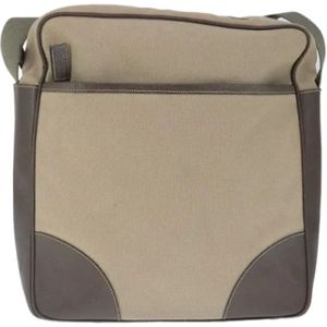 Prada Vintage, Pre-owned, Dames, Beige, ONE Size, Pre-owned Canvas prada-bags