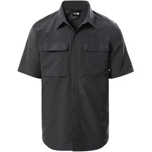 The North Face, Overhemden, Heren, Grijs, M, Nylon, Korte mouw Sequoia shirt