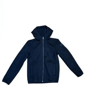 Colmar, Sweatshirts & Hoodies, Heren, Blauw, M, Wol, Hoodie met ritssluiting