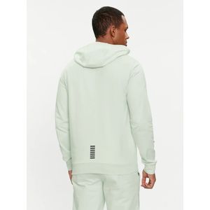 Emporio Armani, Sweatshirts & Hoodies, Heren, Groen, XL, Katoen, Core Identity Hoodie