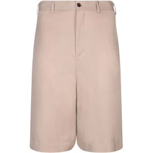 Comme des Garçons, Korte broeken, Heren, Beige, S, Wol, Beige Broek