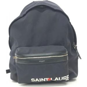 Yves Saint Laurent Vintage, Pre-owned, Dames, Zwart, ONE Size, Pre-owned Fabric shoulder-bags