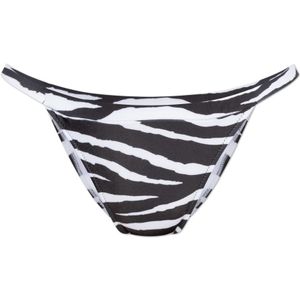 Moschino, Badkleding, Dames, Zwart, S, Leer, Zwembroek onderkant