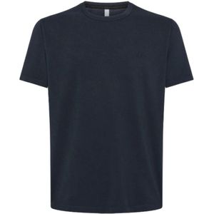 Sun68, Tops, Heren, Blauw, M, Katoen, T-Shirts