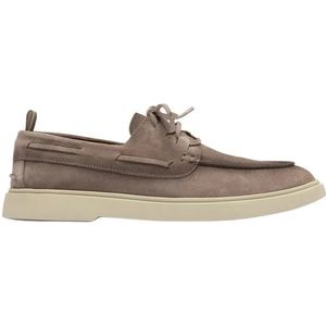 Officine Creative, Schoenen, Heren, Bruin, 42 EU, Suède, Taupe Suède Bootschoenen