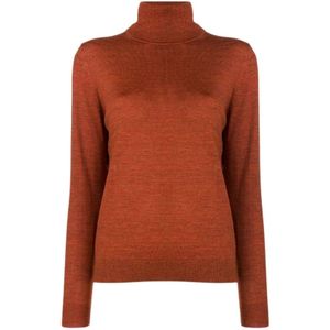 PS By Paul Smith, Truien, Dames, Bruin, M, Wol, Turtleneck Jumper