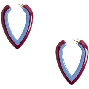 La DoubleJ, Accessoires, Dames, Veelkleurig, ONE Size, Dauw Oorbellen Bicolor