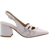 Laura Bellariva, Schoenen, Dames, Wit, 37 EU, Durham Slingback Schoenen