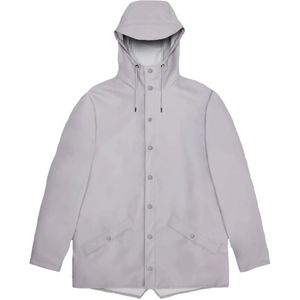 Rains, Jassen, Dames, Blauw, XS, Polyester, Contemporaine en Functionele Regenjas