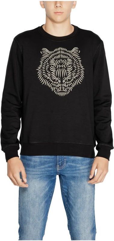 Antony Morato, Sweatshirts & Hoodies, Heren, Zwart, M, Katoen, Katoenen Heren Sweatshirt Herfst/Winter Collectie