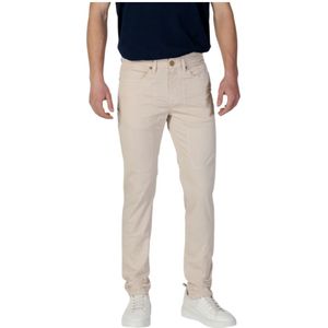 Jeckerson, Broeken, Heren, Beige, W33, Katoen, Slim Pants Lente/Zomer Collectie Katoen