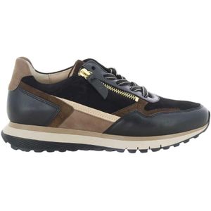 Gabor, Schoenen, Dames, Veelkleurig, 43 EU, Leer, Beige Sneakers