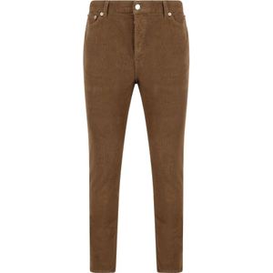 Department Five, Broeken, Heren, Bruin, W30, Katoen, Slim Fit Corduroy Broek
