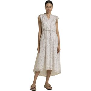 Peserico, Kleedjes, Dames, Beige, L, Katoen, Zomerjurk