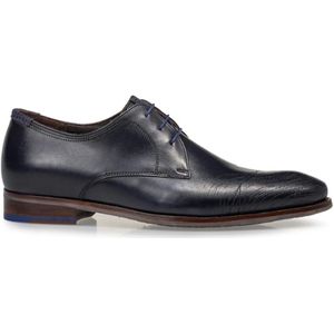 Floris van Bommel, Schoenen, Heren, Blauw, 41 EU, De Stijler 28.02 Business Schoenen