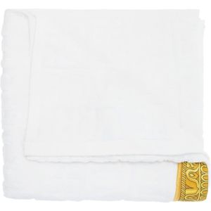 Versace, Interieur, unisex, Wit, ONE Size, Katoen, Katoenen handdoek