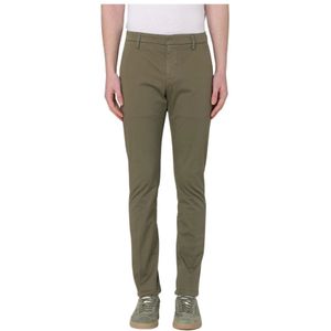 Dondup, Broeken, Heren, Groen, W32, Katoen, Gaubert Katoenen Broek