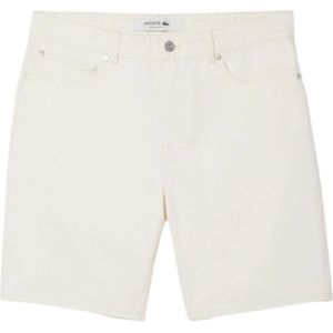 Lacoste, Korte broeken, Heren, Blauw, W30, Denim, Licht Denim Bermuda Shorts