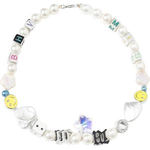 Misbhv, Accessoires, Dames, Veelkleurig, ONE Size, Kleurrijke Bedelketting