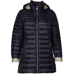 Danwear, Jassen, Dames, Blauw, 2Xl, Lichtgewicht donsjack Marine/Groen