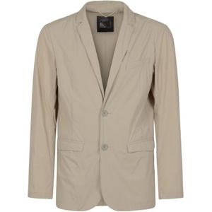 Herno, Jassen, Heren, Beige, 2Xl, Blazer Jas Hevolu