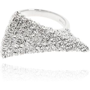 Alexander McQueen, Accessoires, Dames, Grijs, 52 MM, Messing ring