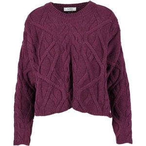 Alpha Studio, Truien, Dames, Paars, XL, Wol, Maglia