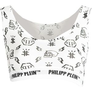 Philipp Plein, Sport, Dames, Wit, S, Bi-Pack BH