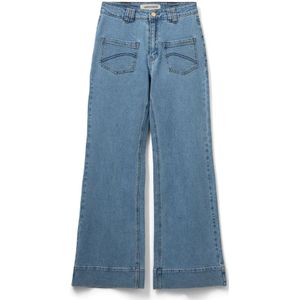 Sofie Schnoor, Jeans, Dames, Blauw, S, Denim, Denim Blue Wide Leg Jeans