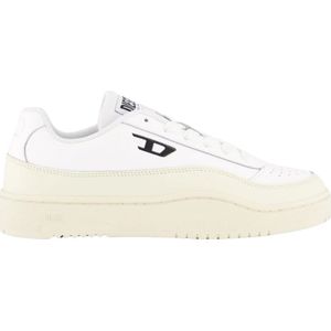 Diesel, Schoenen, Heren, Wit, 42 EU, Leer, Tracker Low Sneakers