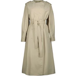 Moncler, Mantels, Dames, Beige, M, Beige 3-in-1 Trenchcoat