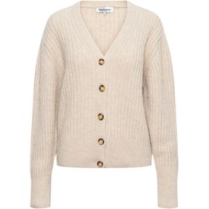 &Co Woman, Truien, Dames, Beige, S, Vest Bregje
