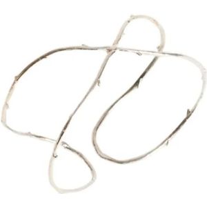 Malababa, Accessoires, Dames, Grijs, ONE Size, Irati Bos Geïnspireerde Zilveren Armband