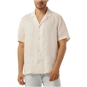 Drykorn, Overhemden, Heren, Beige, XL, Linnen, Casual overhemd Bijan_2 126004