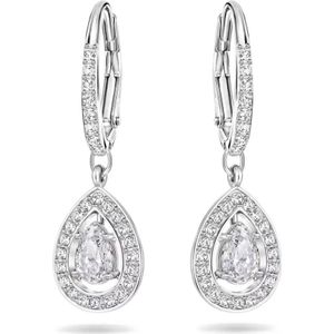 Swarovski, Accessoires, Dames, Grijs, ONE Size, Oorbellen Attract Light Pear