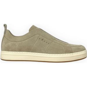 Hogan, Schoenen, Heren, Beige, 41 EU, Slip On Sneakers met Logo