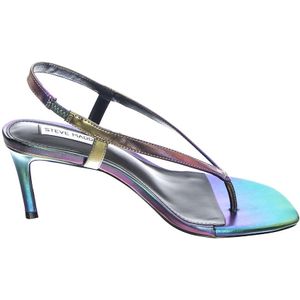 Steve Madden, Schoenen, Dames, Zwart, 38 EU, Leer, Sandalen met hoge hak
