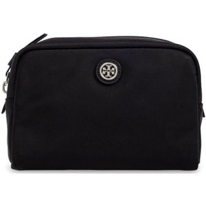Tory Burch, Tassen, Dames, Zwart, ONE Size, Toilet Bag